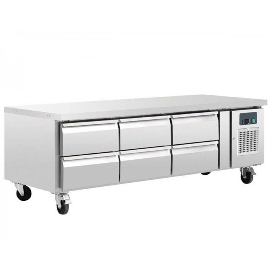 soubassement-refrigere-700-6-tiroirs Soubassement réfrigéré 700 / 6 tiroirs