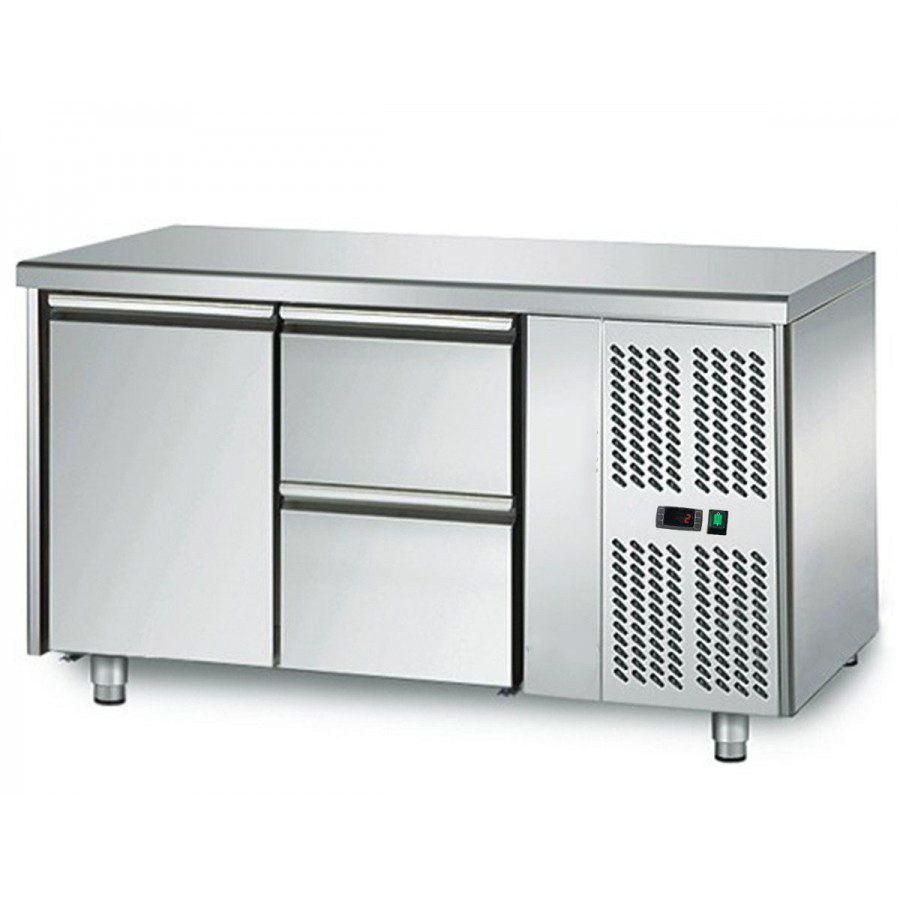table-refrigeree-700-1-porte-2-tiroirs Table réfrigérée 700 / 1 porte + 2 tiroirs