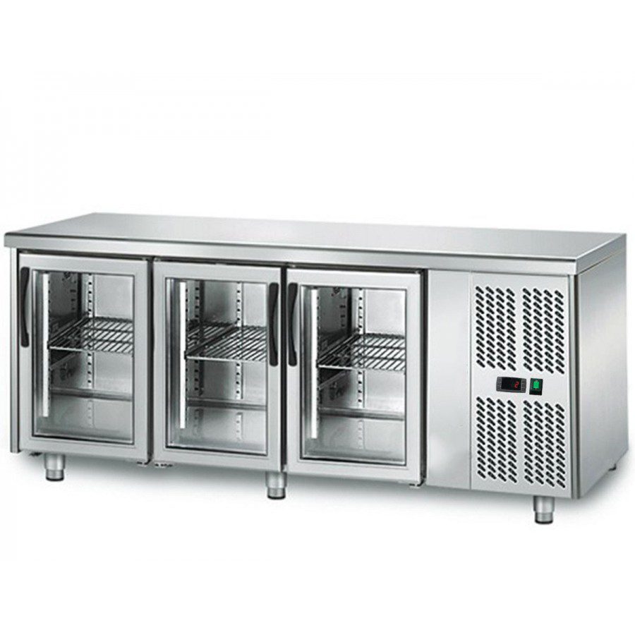 table-refrigeree-700-vitree-3-portes