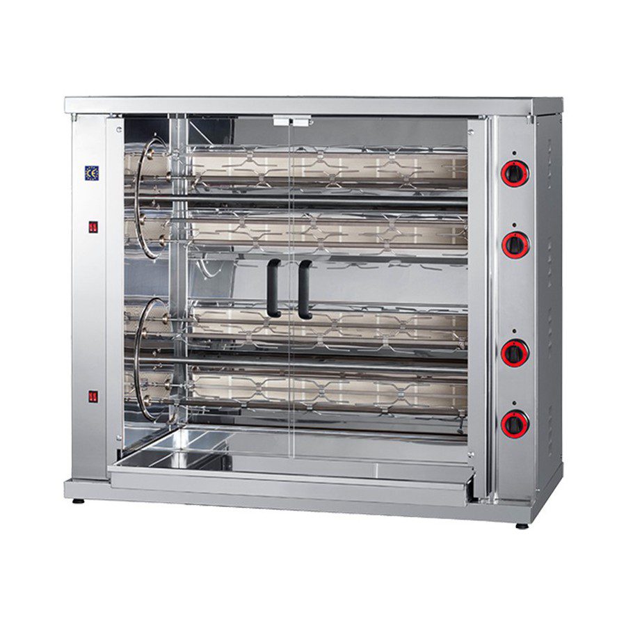 rotissoire-multi-rotative-8-broches-4048-poulets Rôtissoire multi-rotative 8 broches - 40/48 Poulets